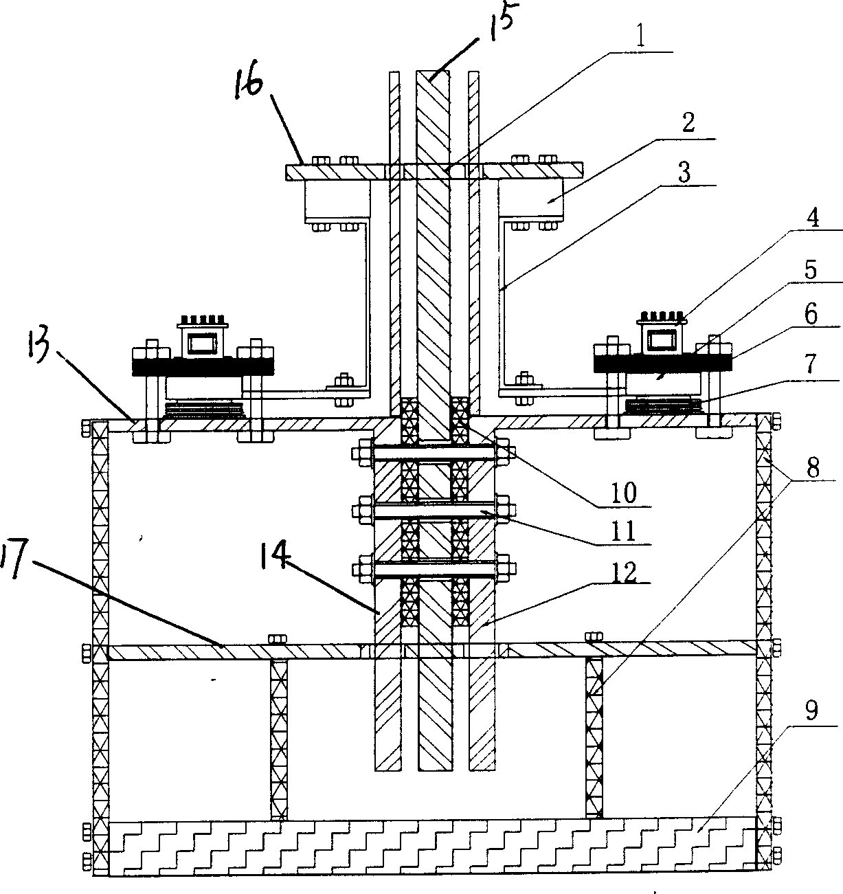 Heavy-current electronic switch of static and dynamic flow equalization