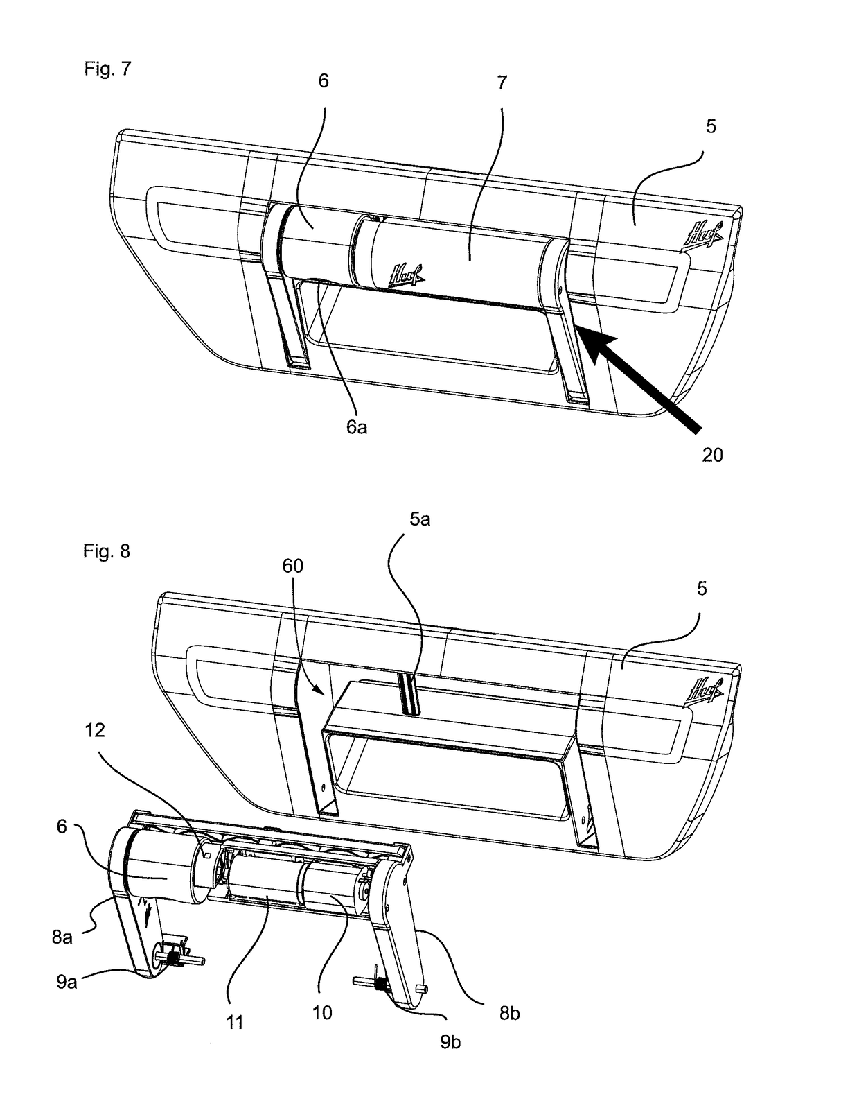 Rear view camera system for a motor vehicle