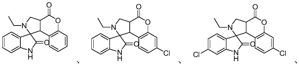 3'-phenyl spirono[indoline-3, 2'-pyrrolidine]-2-ketone derivative and preparation method and application thereof