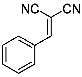 Tandem synthesis method of 2-(phenylmethylene)malononitrile or derivative thereof