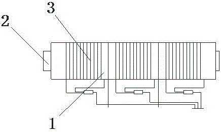 Variable-frequency heating system for electric heating plate