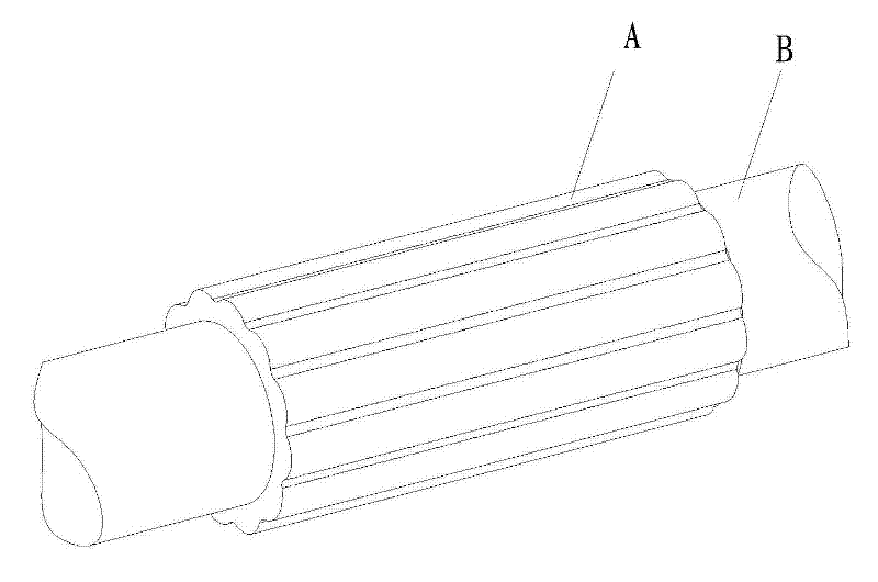 Diamond wire saw connecting device