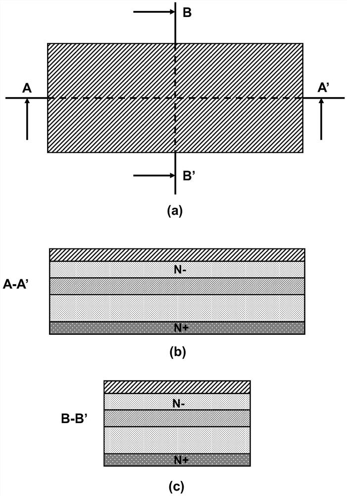 Self-selective modified complementary photosynaptic transistor and preparation method thereof