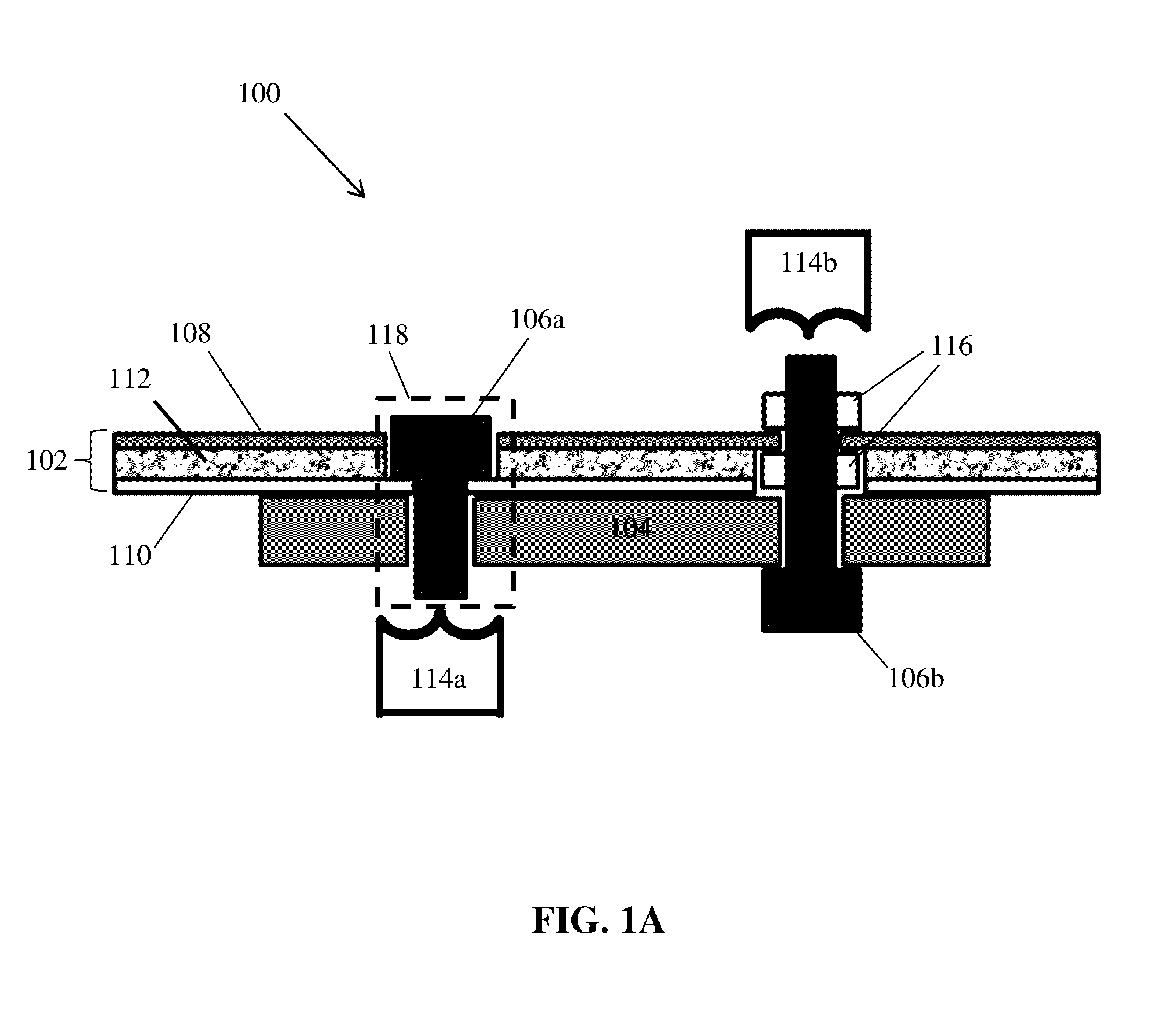 Method for mechnical and electrical connection to display electrodes