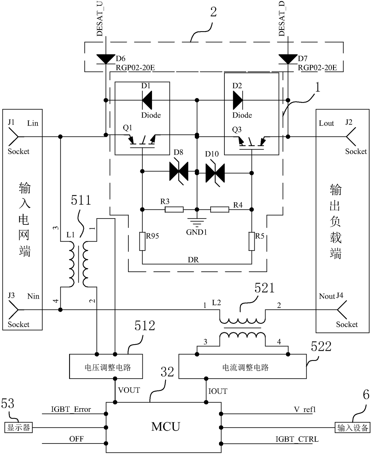Circuit breaker and short-circuit protection method