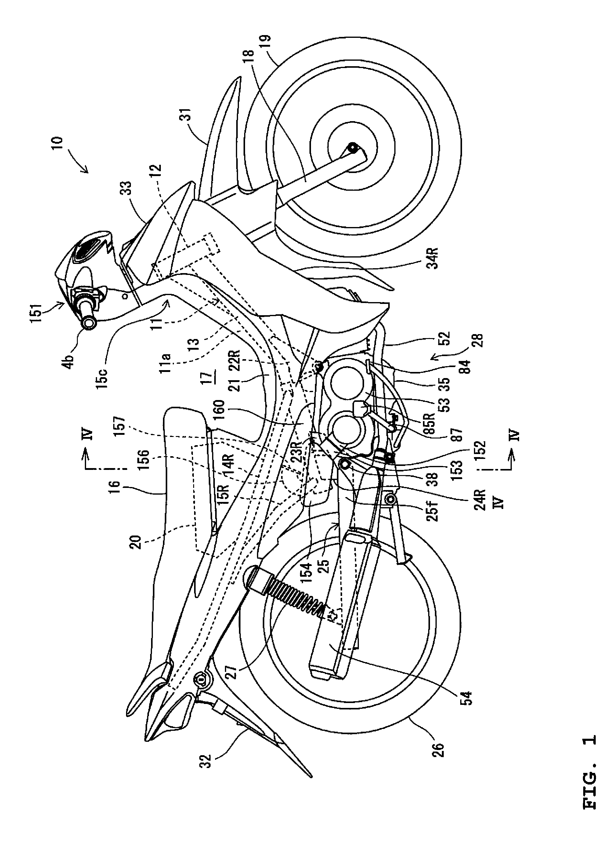 Motorcycle including brake sensor and engine inhibition control