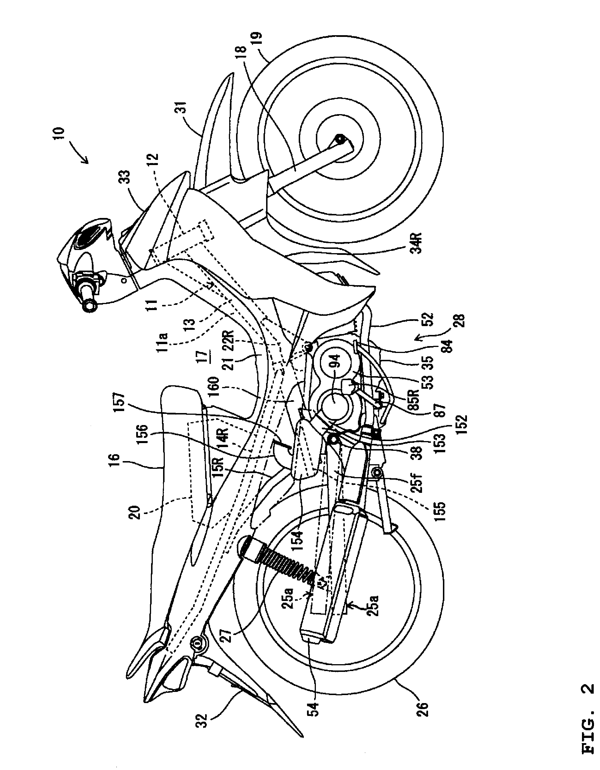 Motorcycle including brake sensor and engine inhibition control