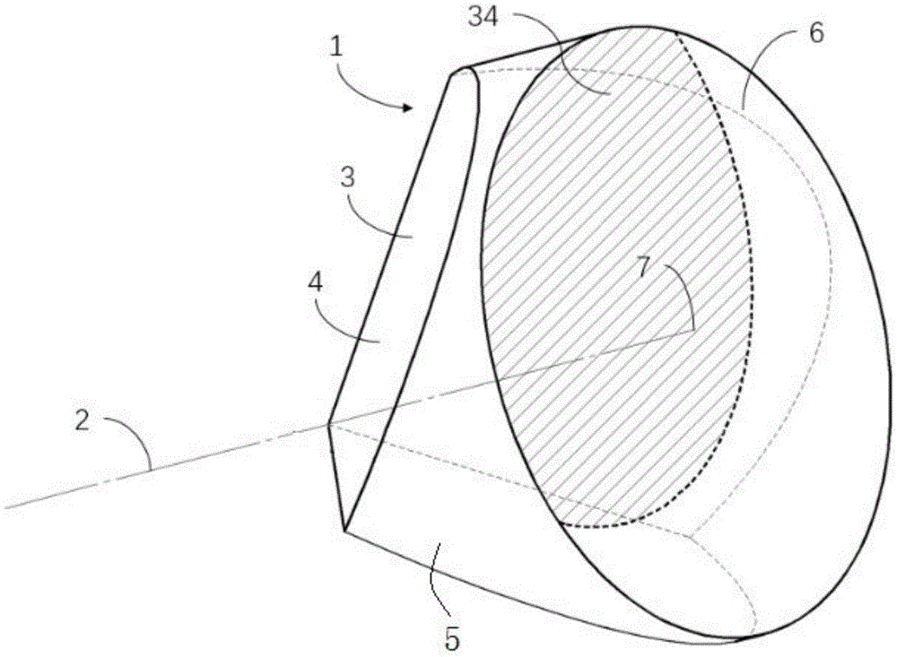 360-DEG total-reflection prism and arrangement method thereof