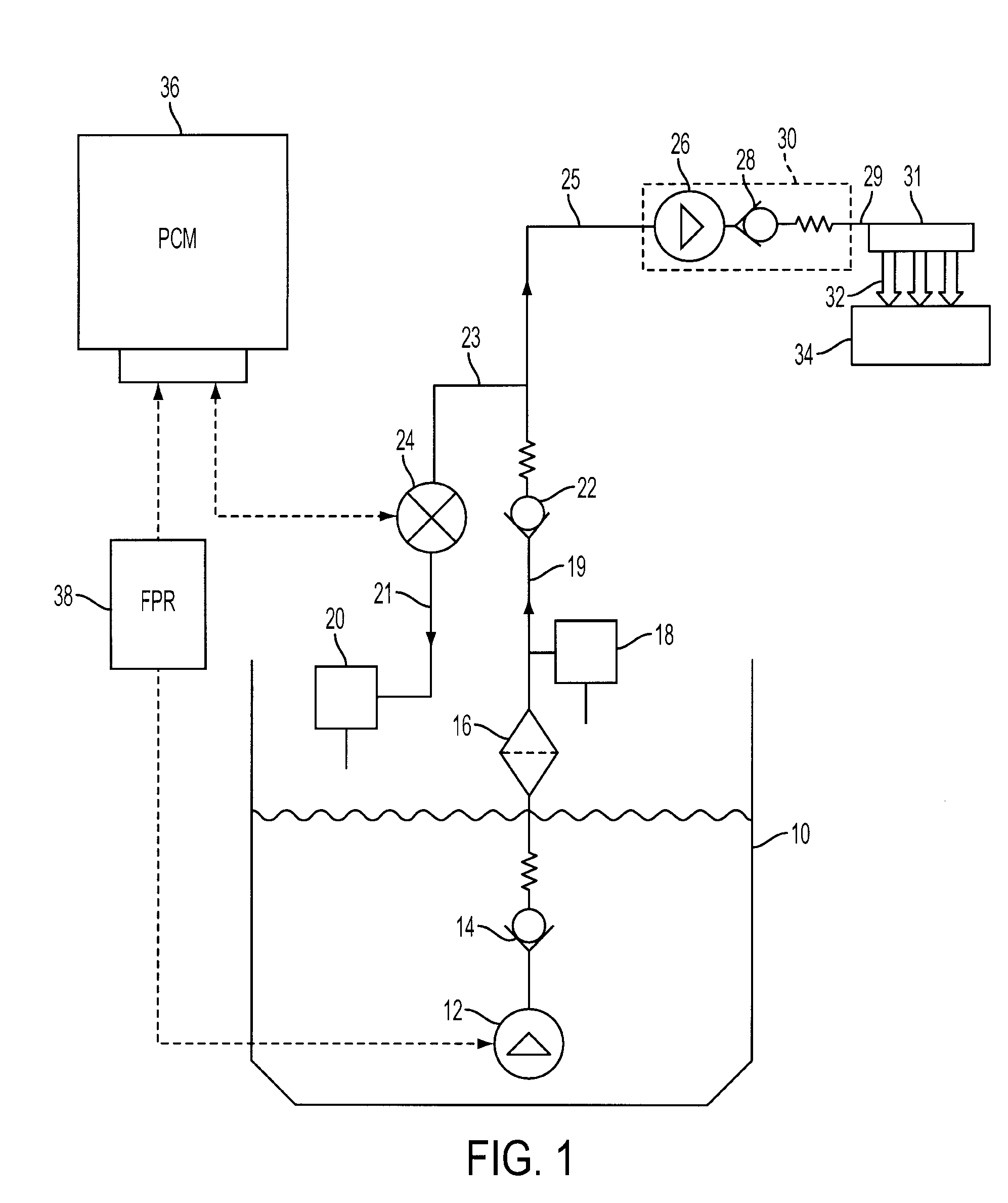 Direct injection fuel system utilizing water hammer effect