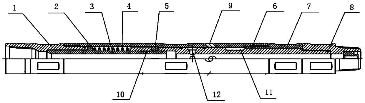 Hydraulic multi-time switching circulating valve