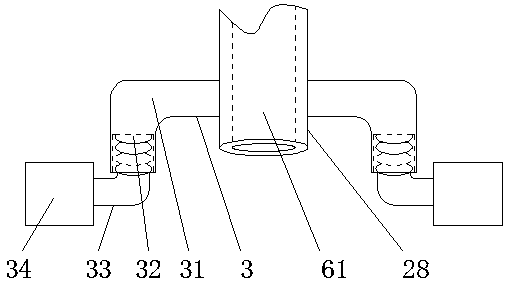 Automatic contraction tent for spring outing