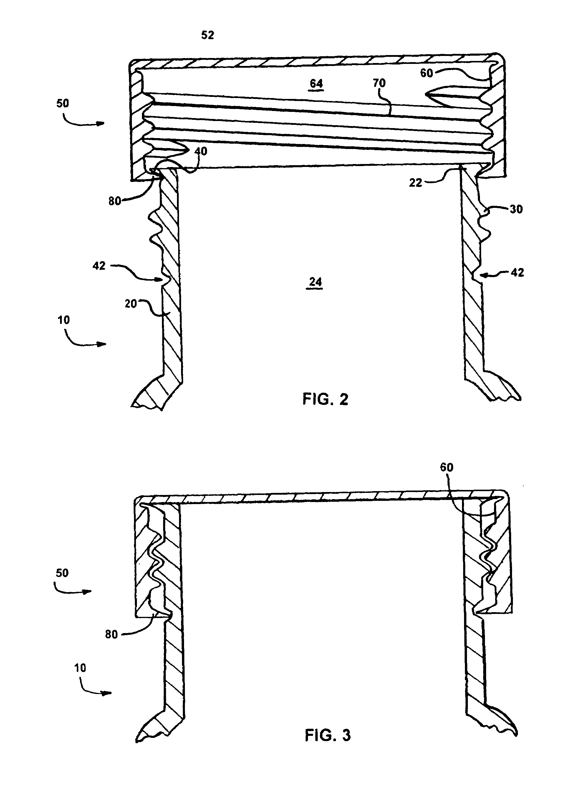 Method of connecting a top to a container