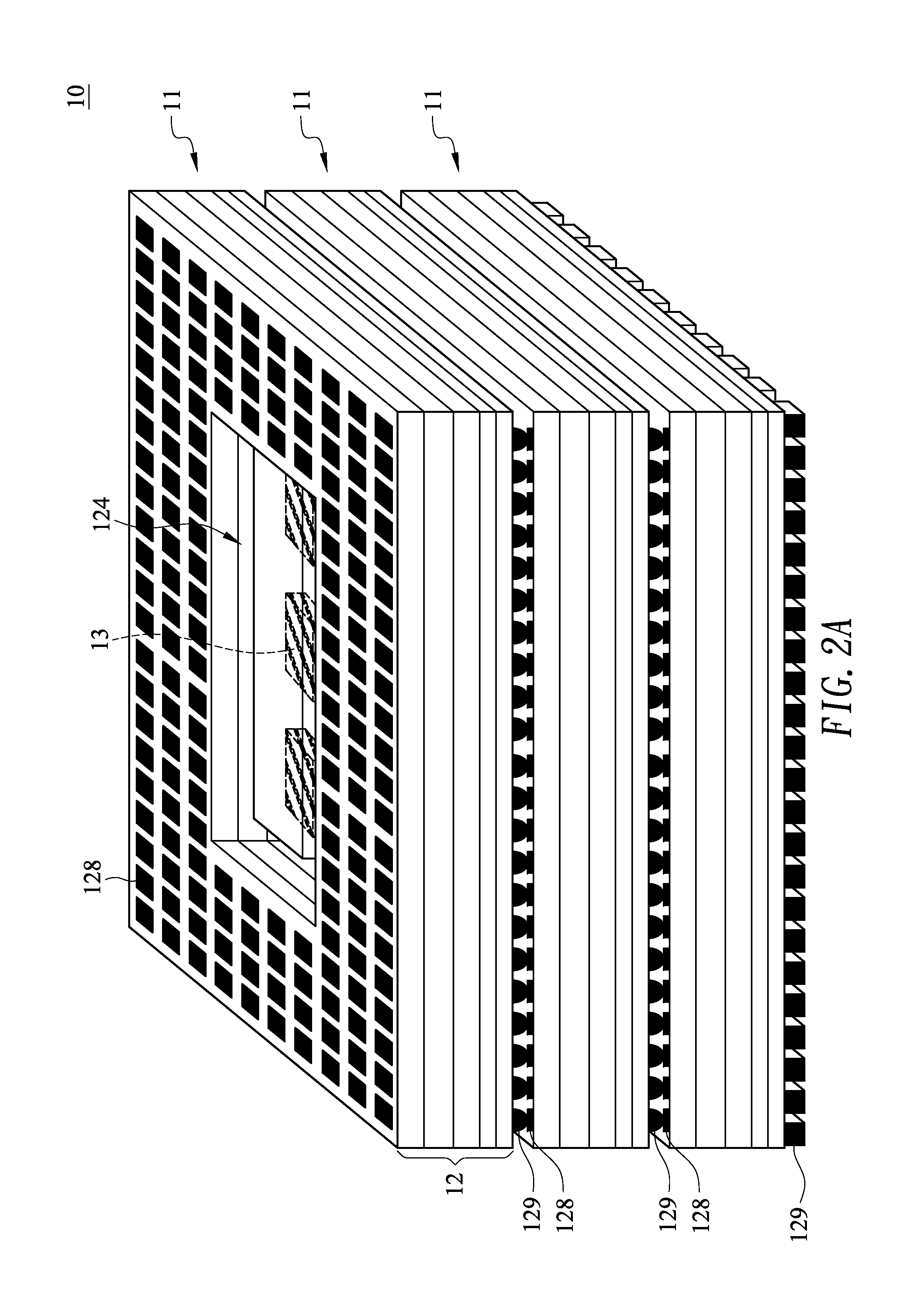 Three-dimensional SoC structure formed by stacking multiple chip modules