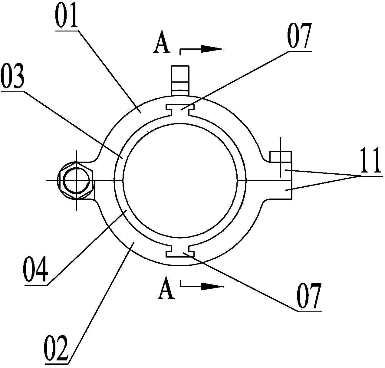 Auxiliary hoisting device applied to assembly of turbine high-pressure valve