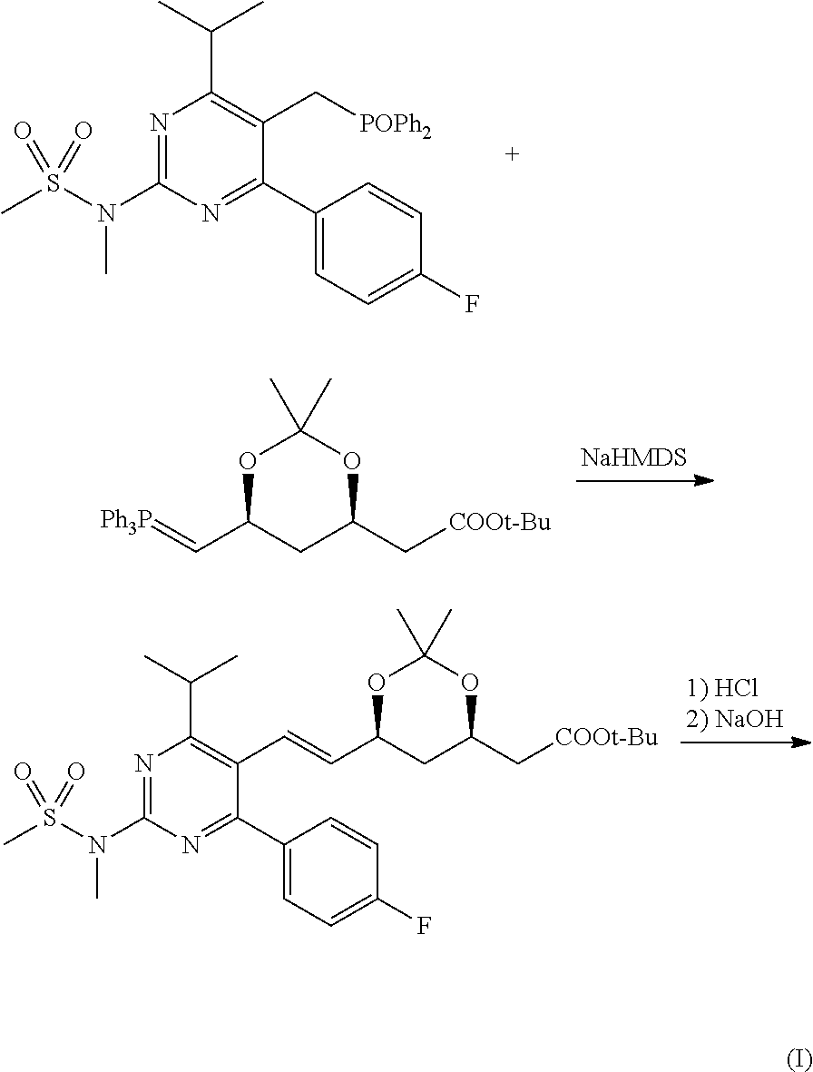 Method for preparing rosuvastatin sodium