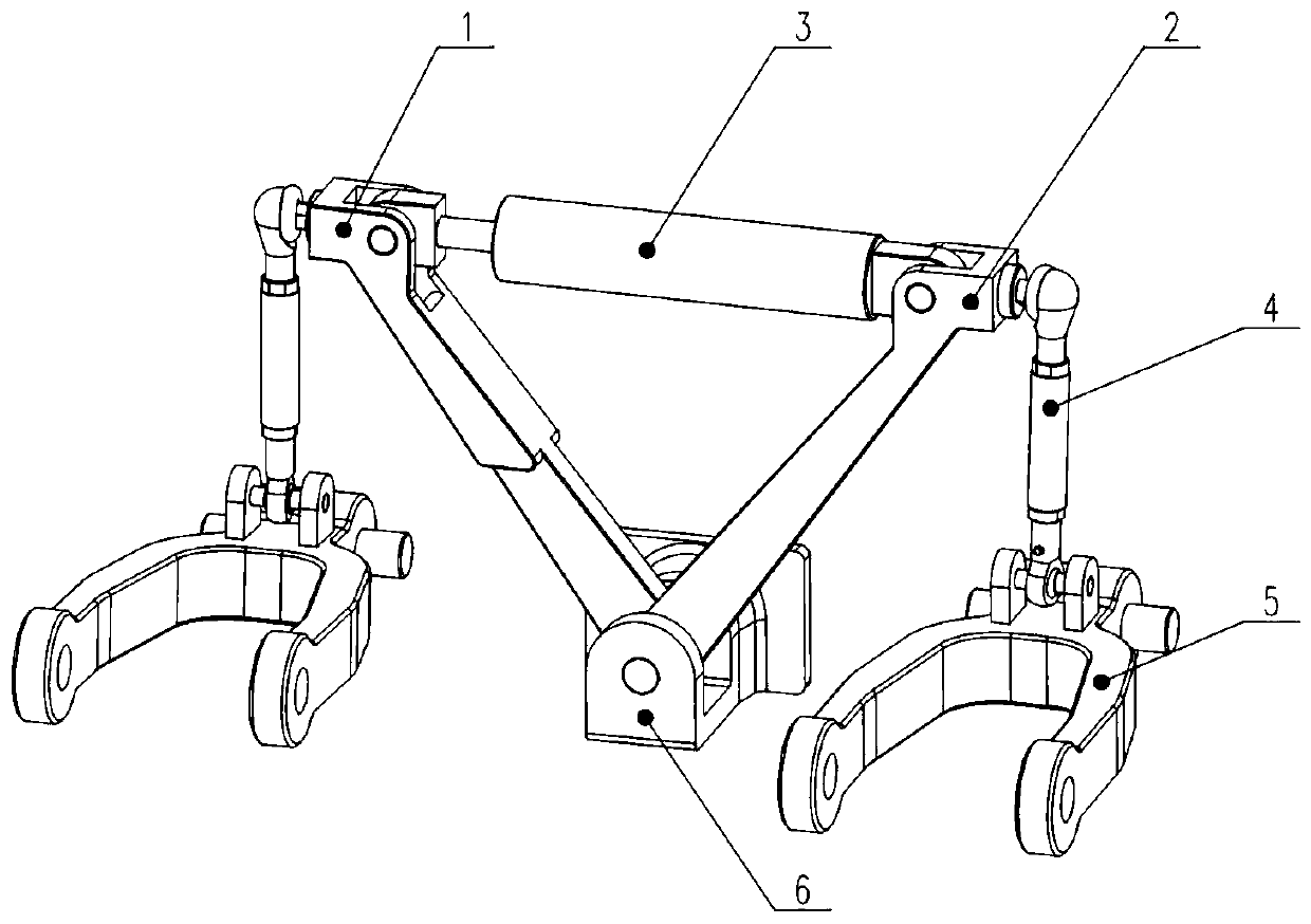 Self-balancing suspension structure for self-balancing scooter