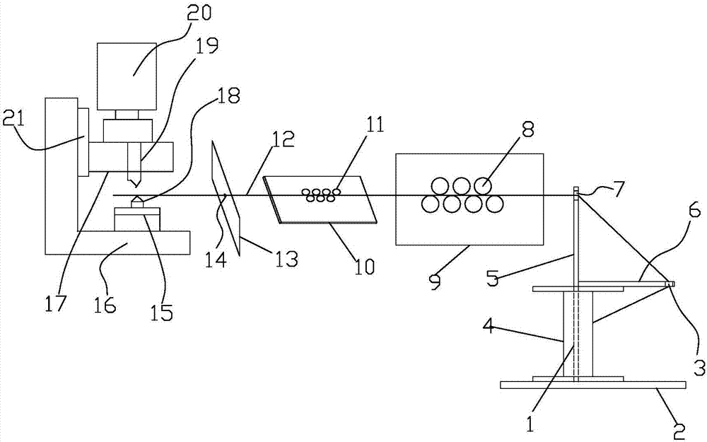 Metal wire releasing and cutting device