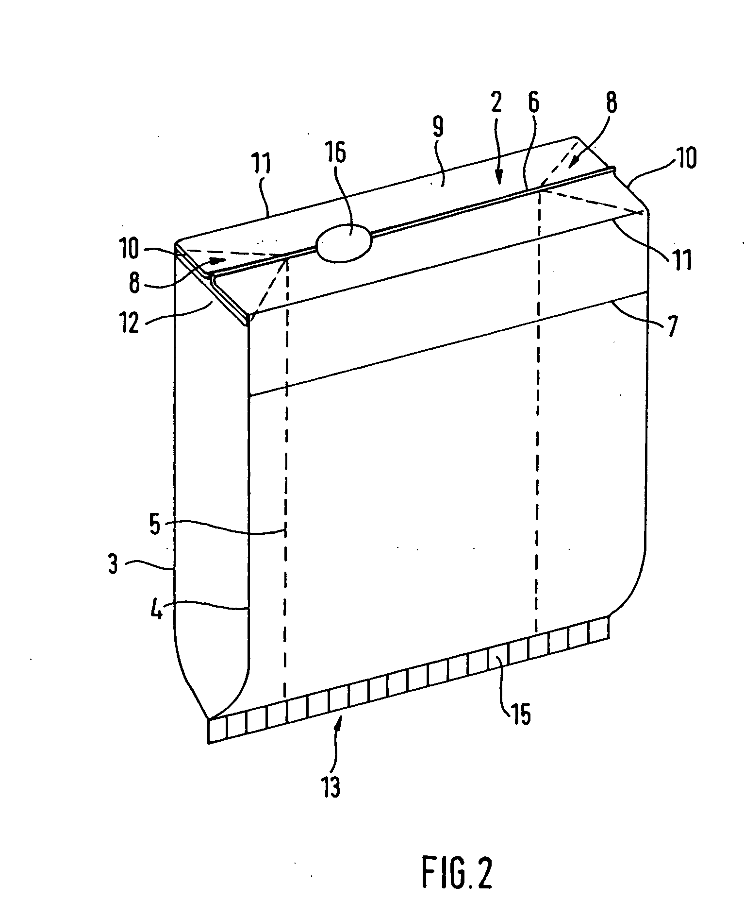 Filter bag and method for the production thereof