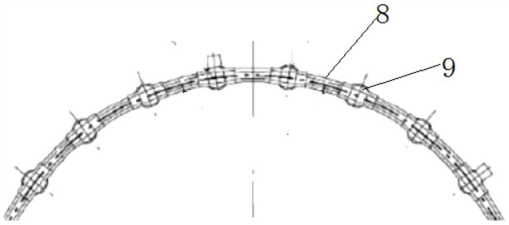 Fixture for brazing of fuel main pipe