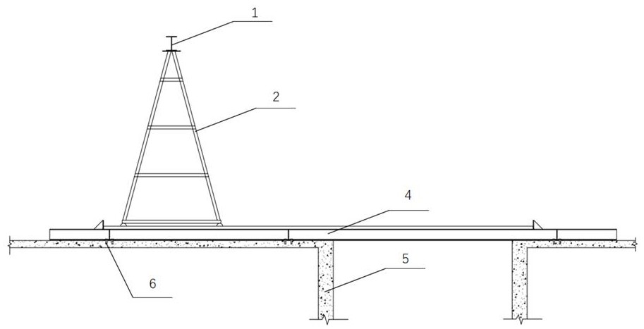 Overweight assembly type prefabricated stair hoisting device and construction method
