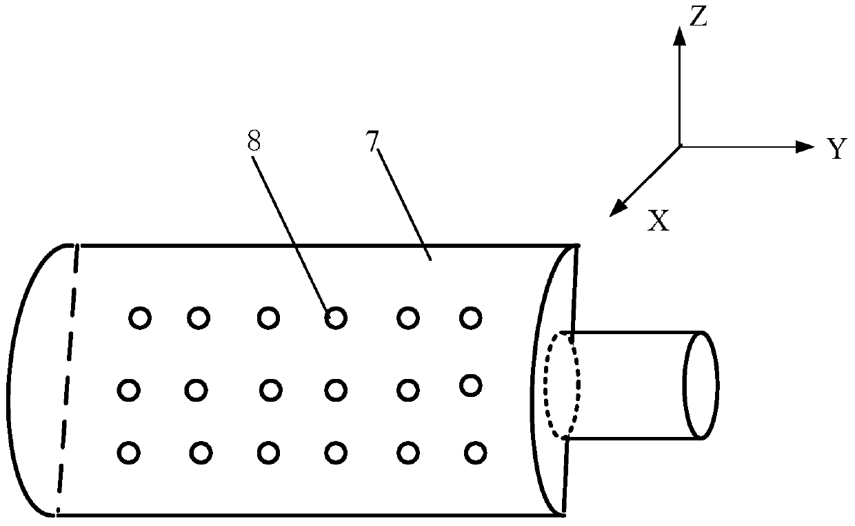 Particle spreading device based on measurement of flow field inside piv ventilated cavity