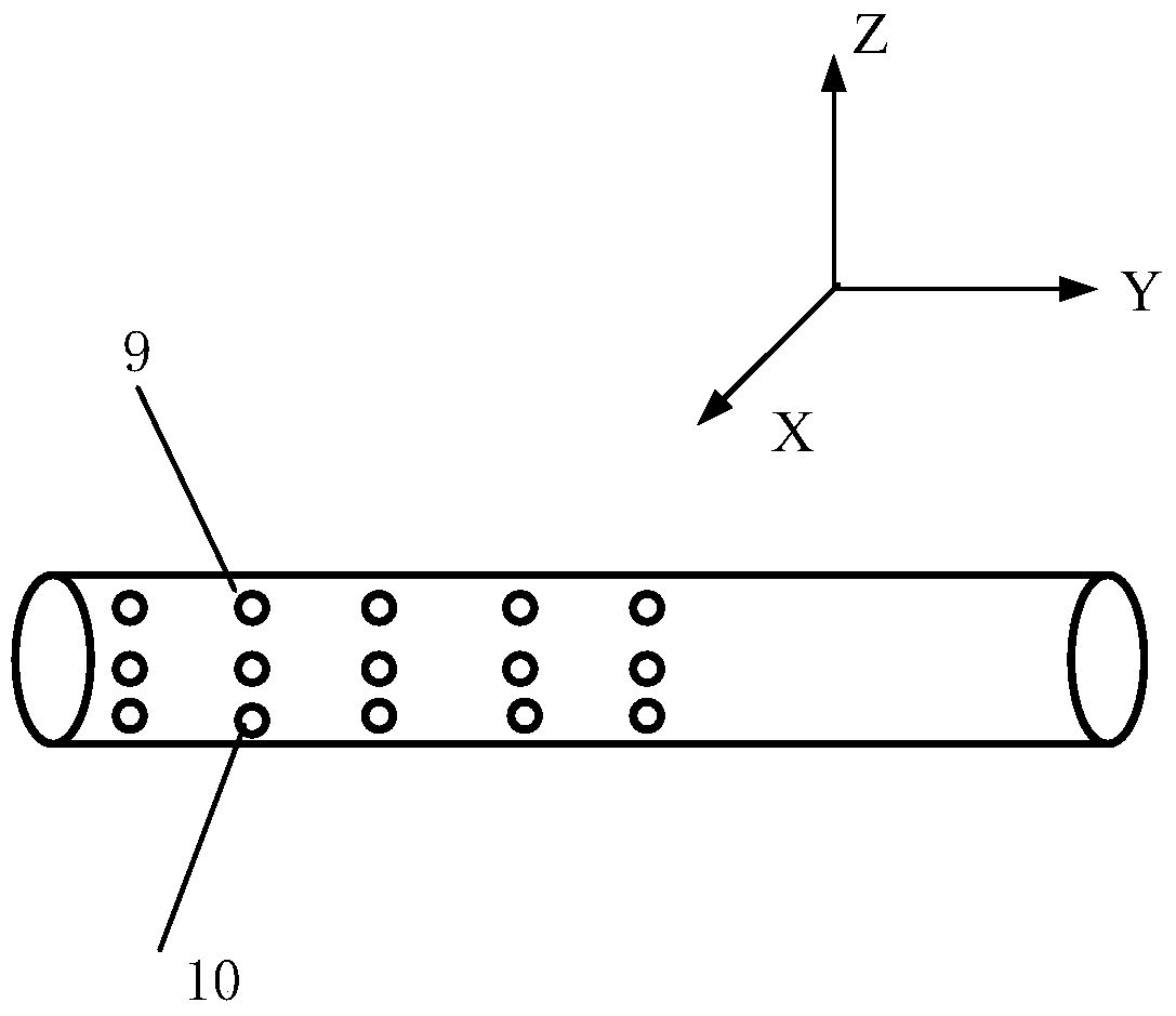 Particle spreading device based on measurement of flow field inside piv ventilated cavity