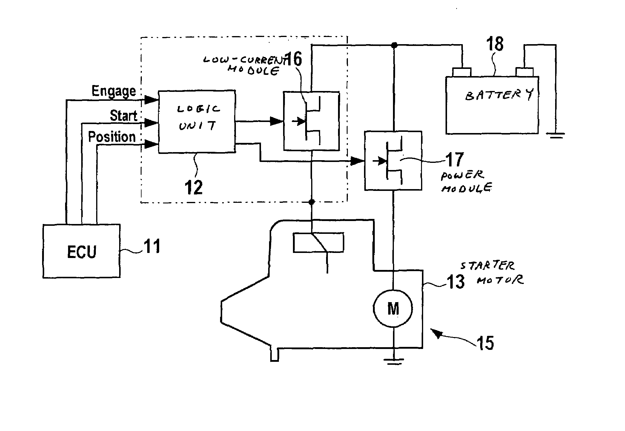 Method for engaging the starter pinion of a starter with the starter ring gear of an internal combustion engine during the running-down of the internal combustion engine