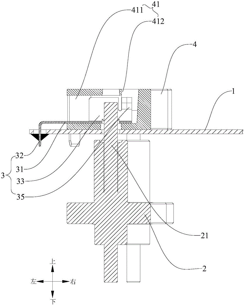 Connecting assembly used for electric compressor and electric compressor equipped with same
