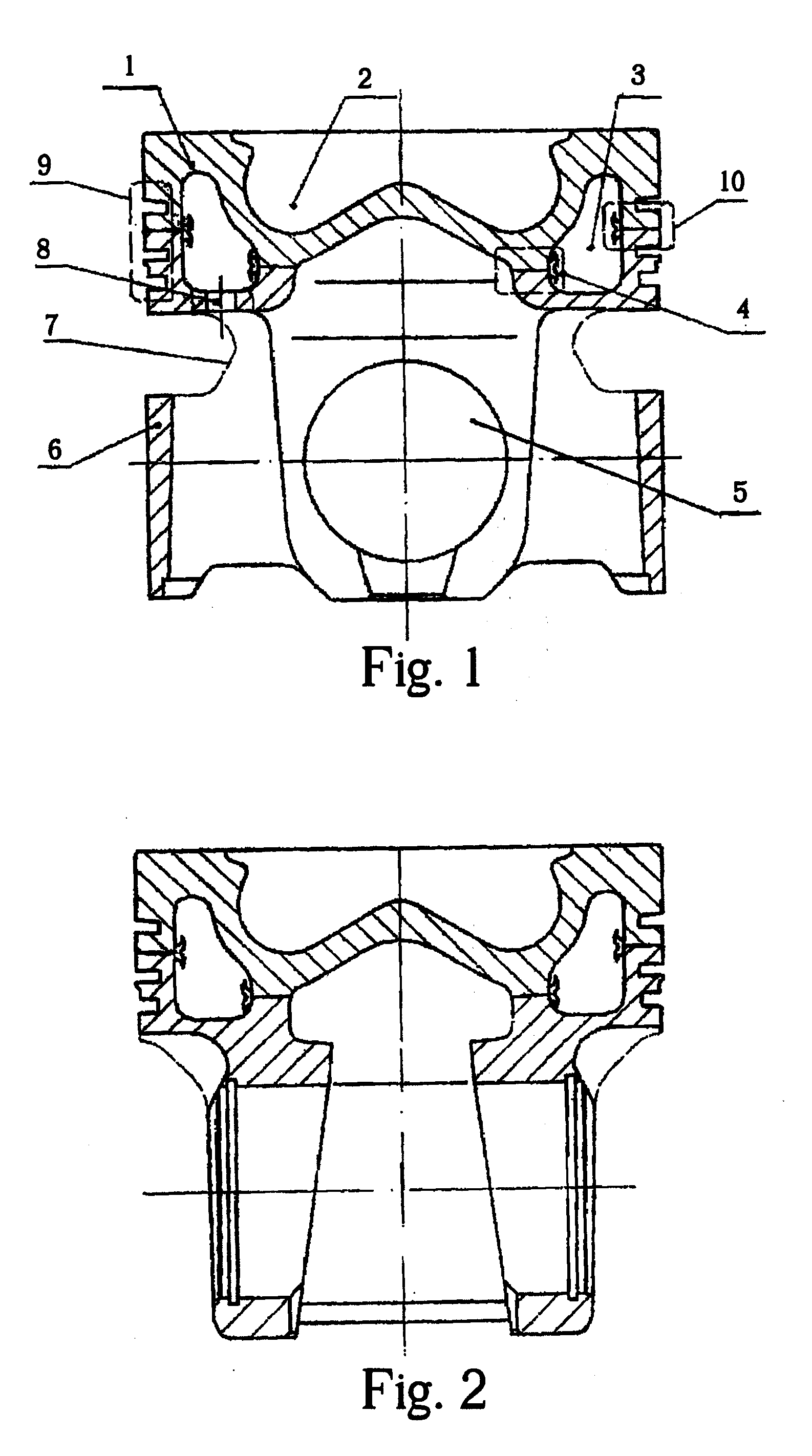 Welding Forged Steel Single Piece Piston and Its Manufacturing Methods