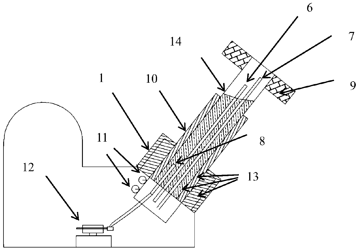 Underground coal seam gas pressure testing and hole sealing device and method