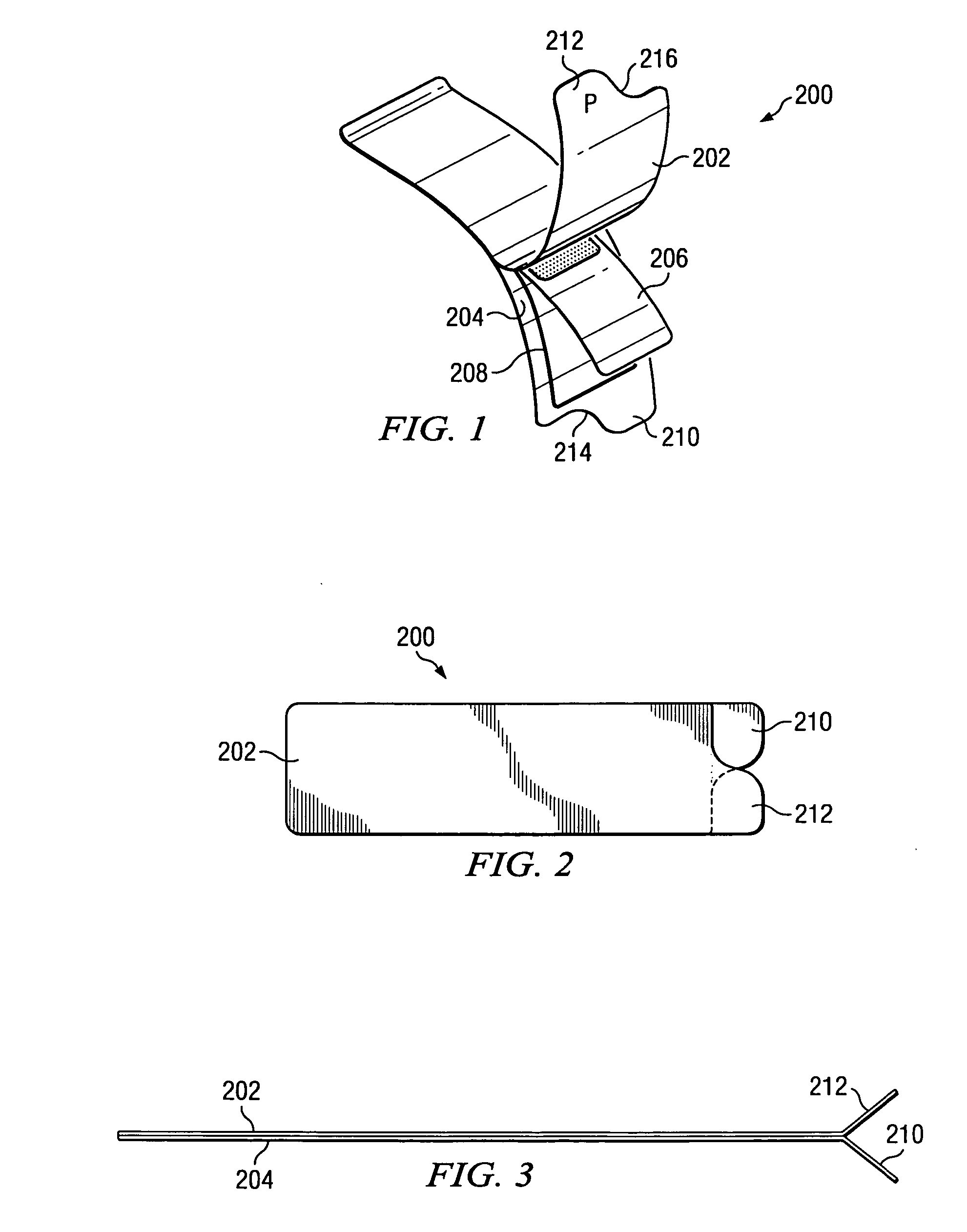 Easy open packaging device for adhesive bandage