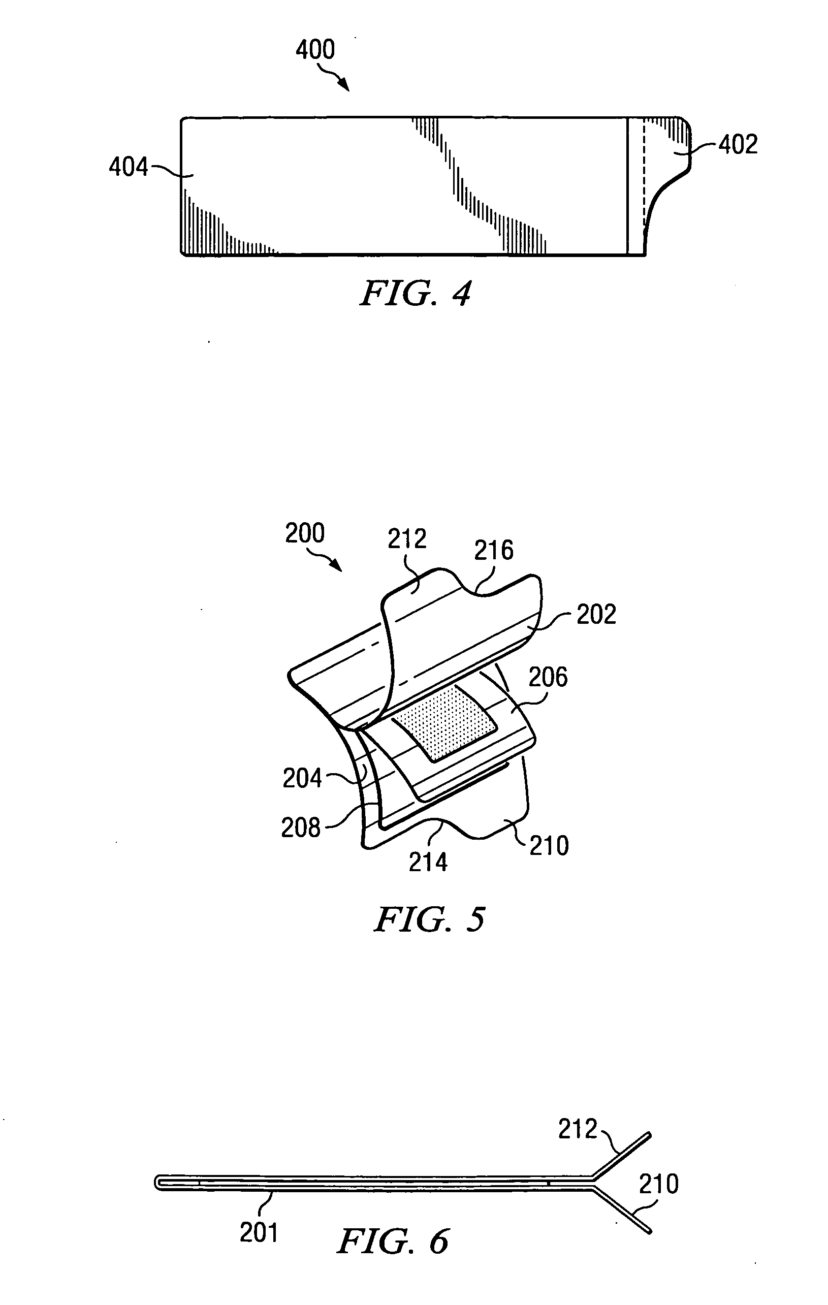 Easy open packaging device for adhesive bandage