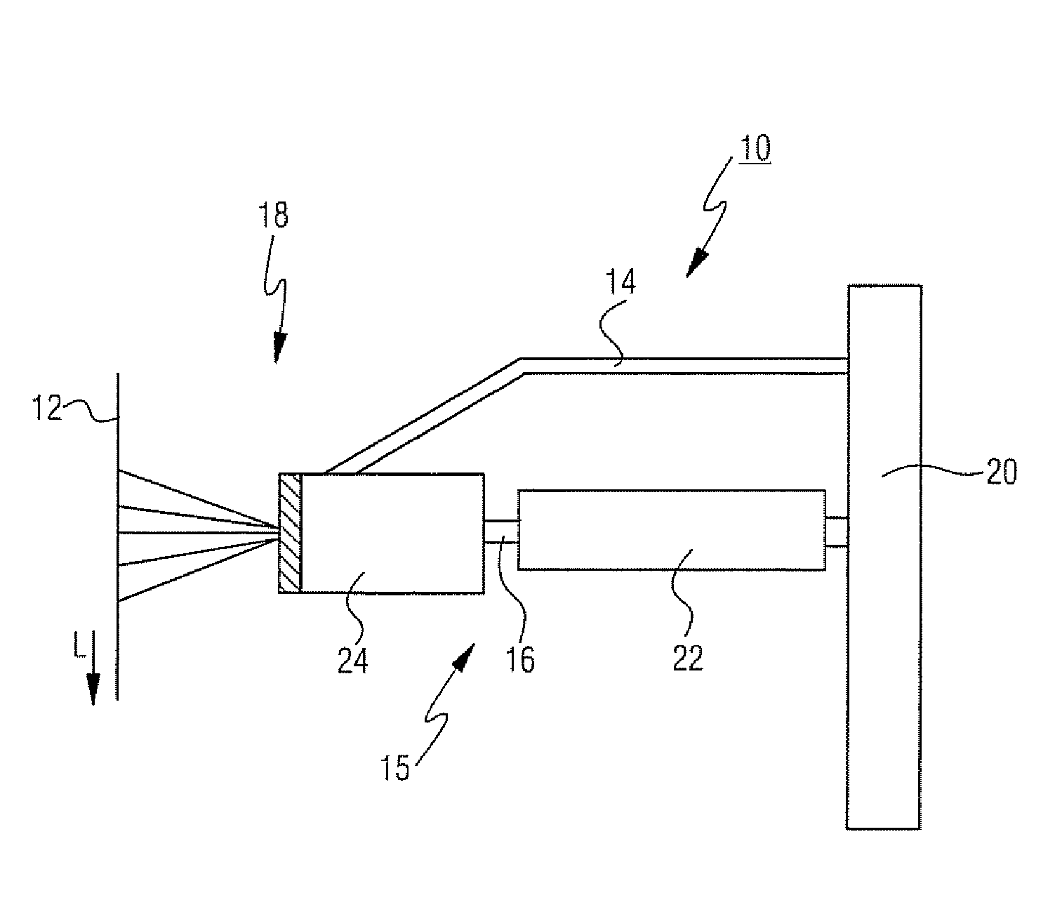 Process and device to moisten a web of material