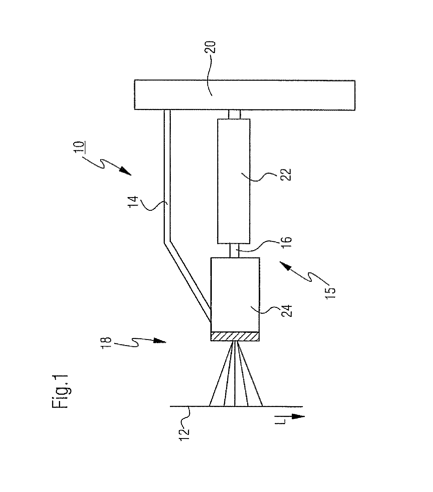 Process and device to moisten a web of material