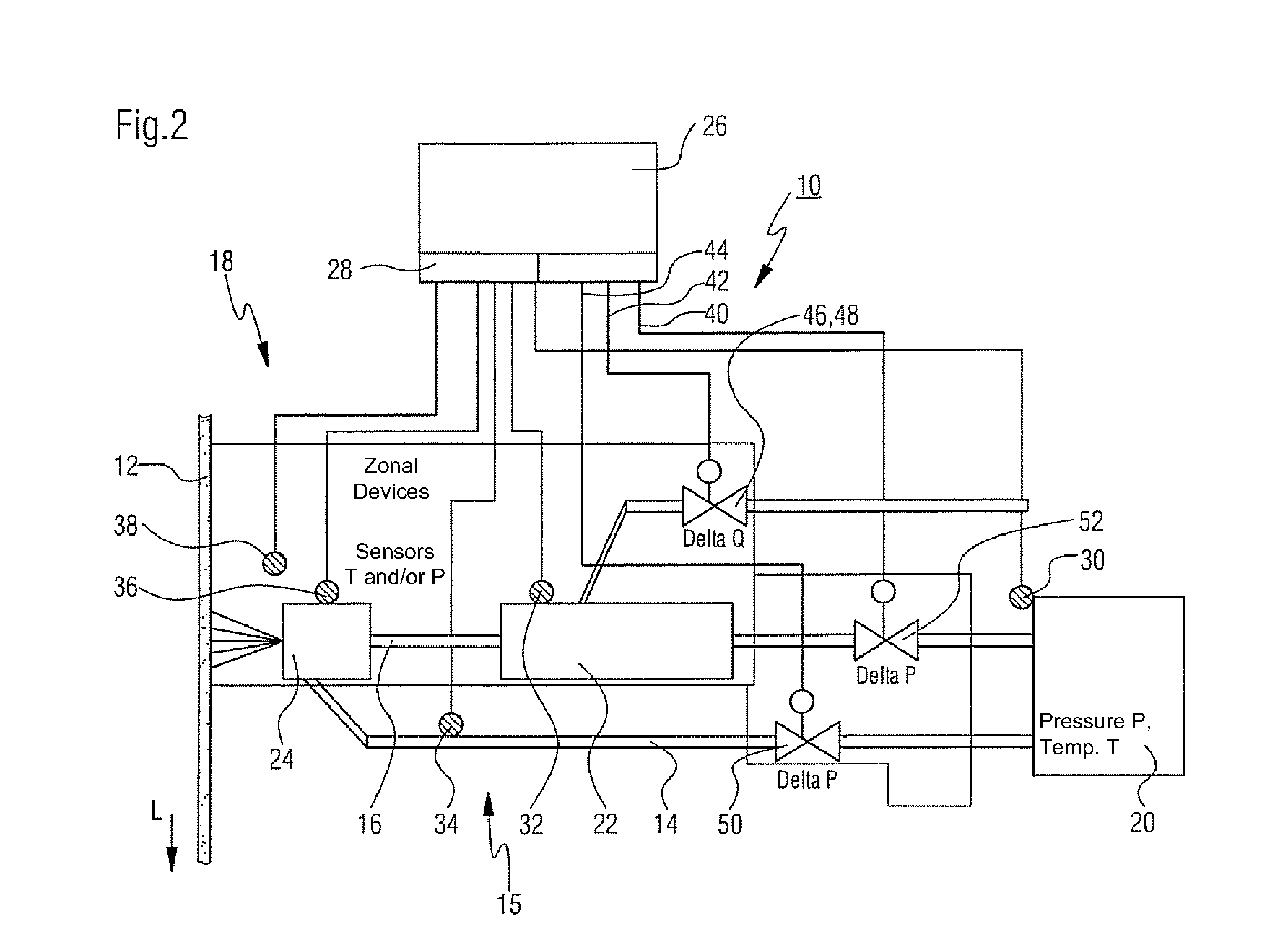 Process and device to moisten a web of material