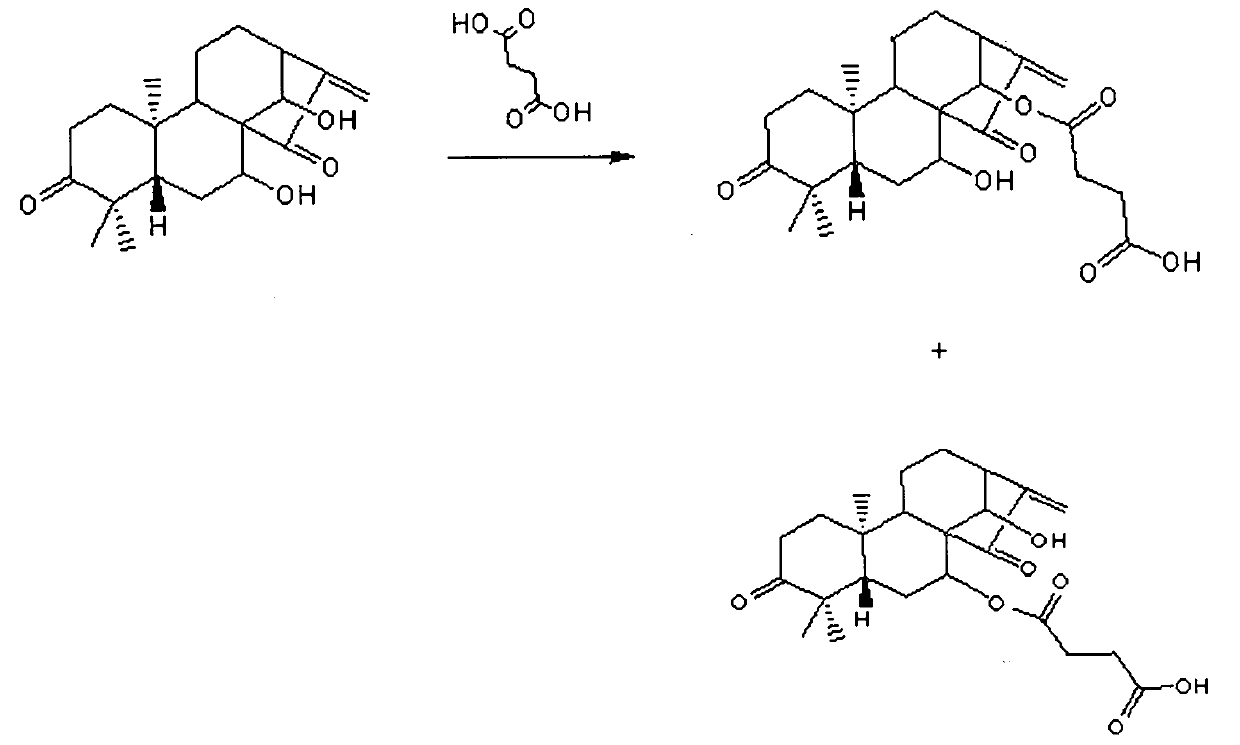 Glaucocalyxin A acid ester derivative as well as preparation method and application of Glaucocalyxin A acid ester derivative