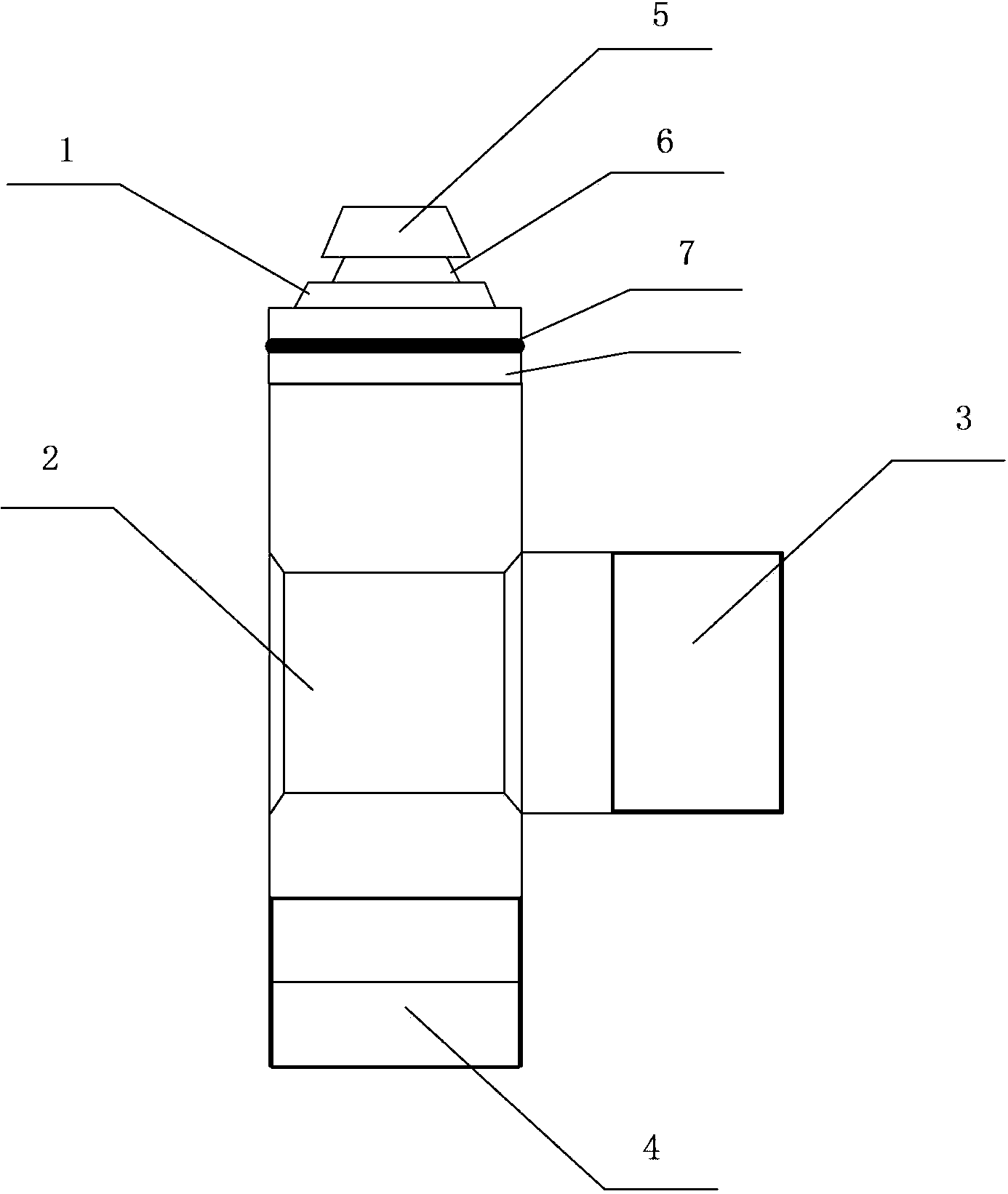 Hydraulic hose tee joint