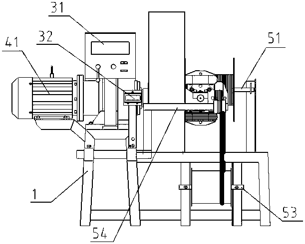 A shaping rotor double display winding machine