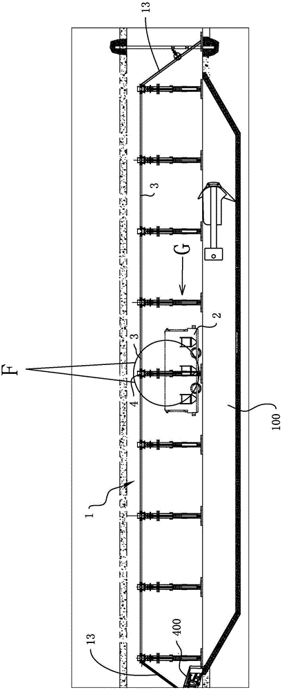 System and method for rapidly conveying and processing matched gangue at rear part of coal mine rock tunnel integrated excavator