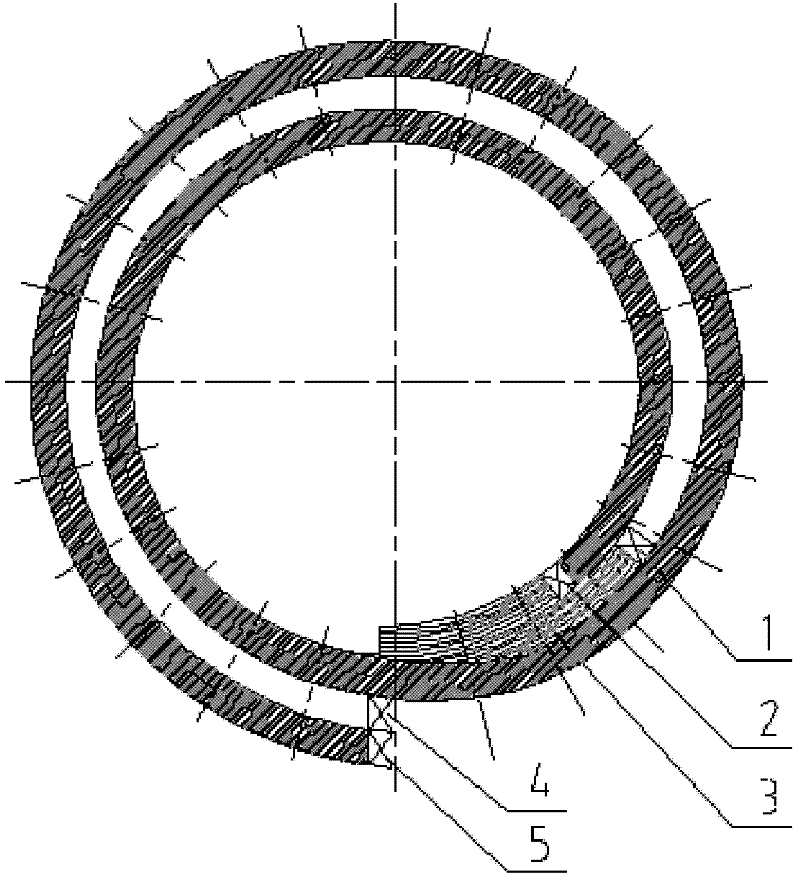 Continuous coil and winding method thereof