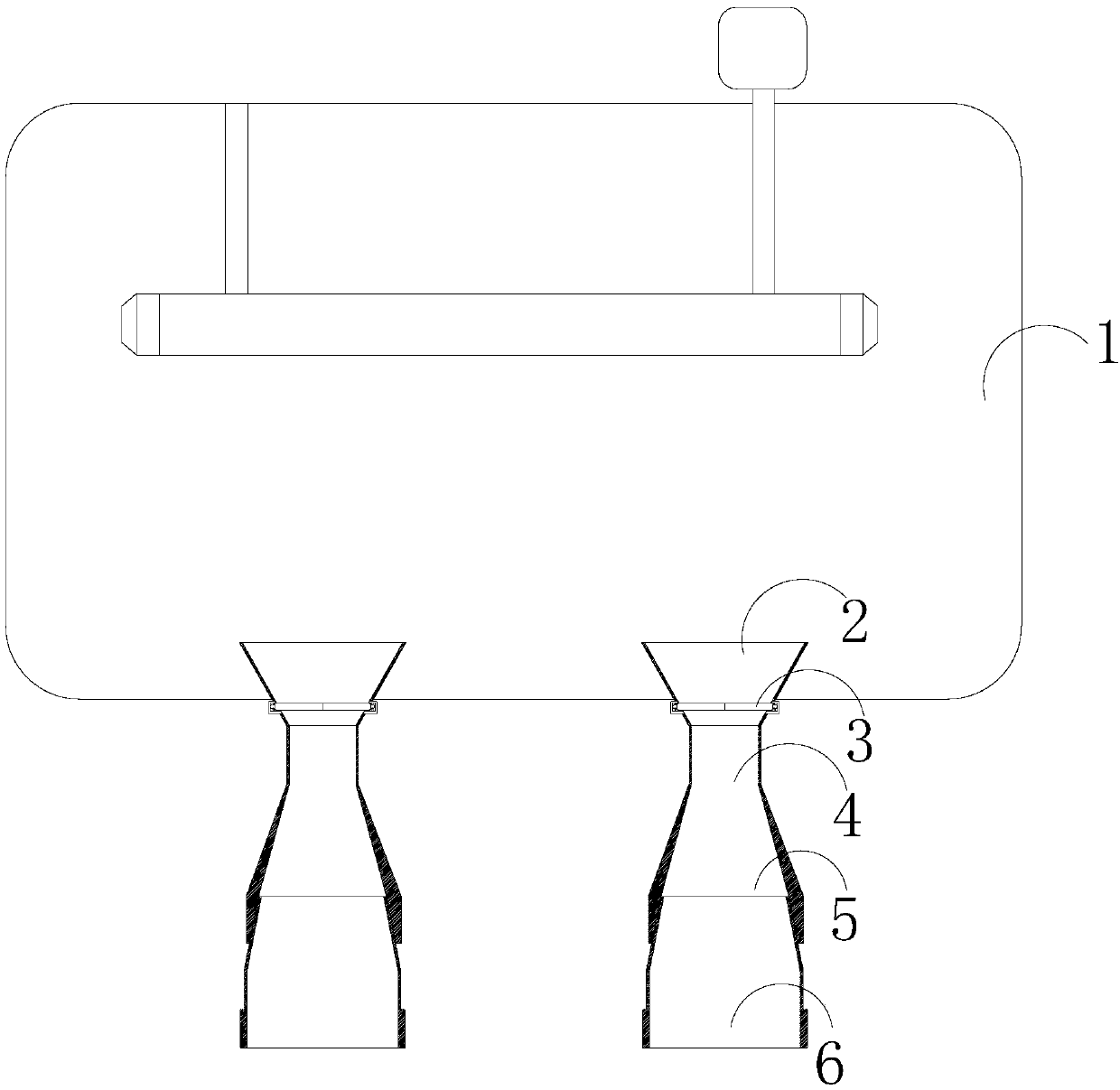 Gas pipeline with reducing speed increase and anti-backflow blocking for gas water heater