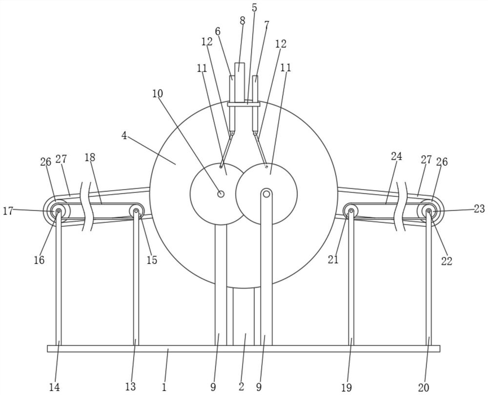 Turnover equipment of electromechanical integrated automatic assembly machine and application method of turnover equipment