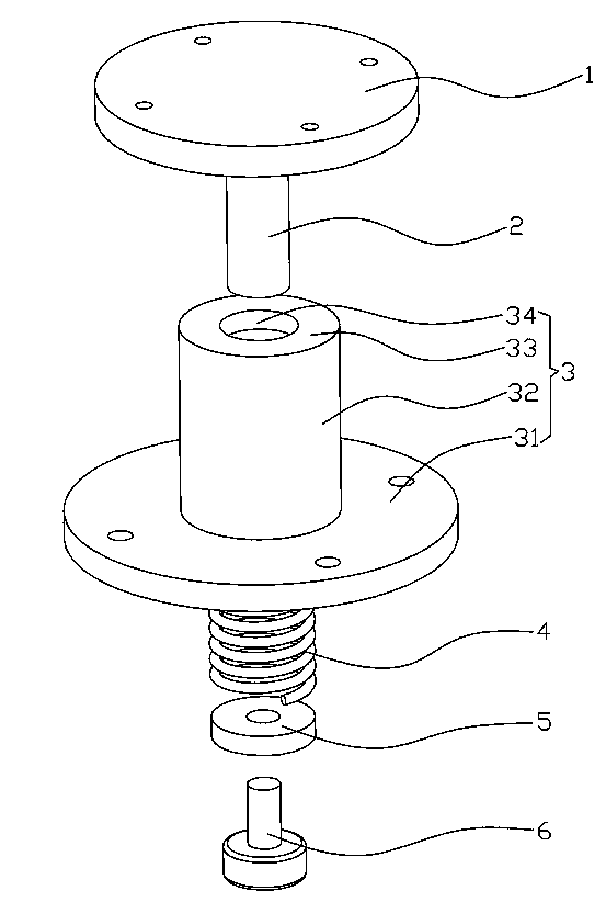 Damping device and lamp using same