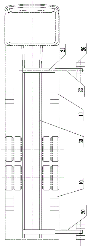 Anti-rollover mechanism and system for truss type bridge inspection vehicle