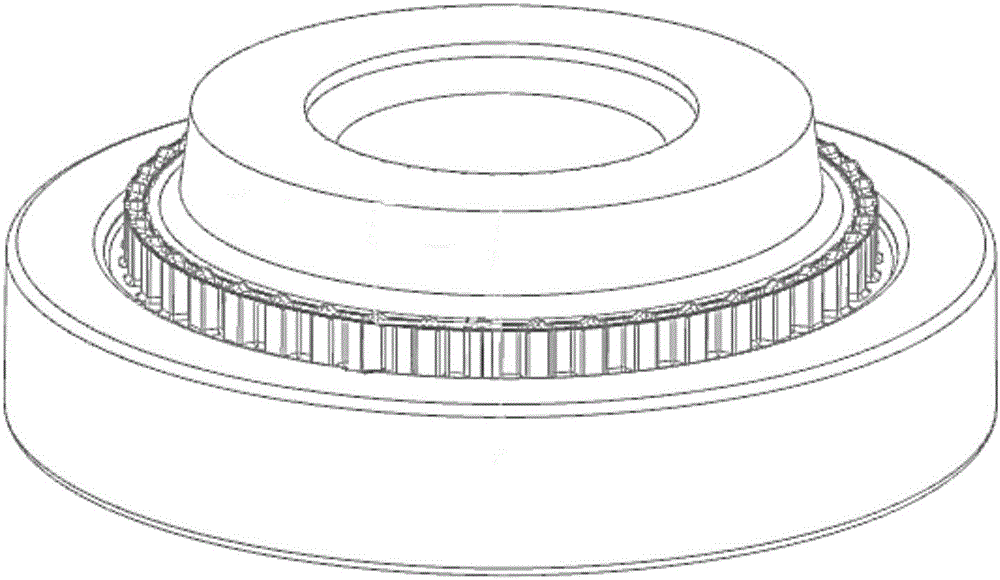 Achievement method of integral combined-tooth gear based on closed warm forging