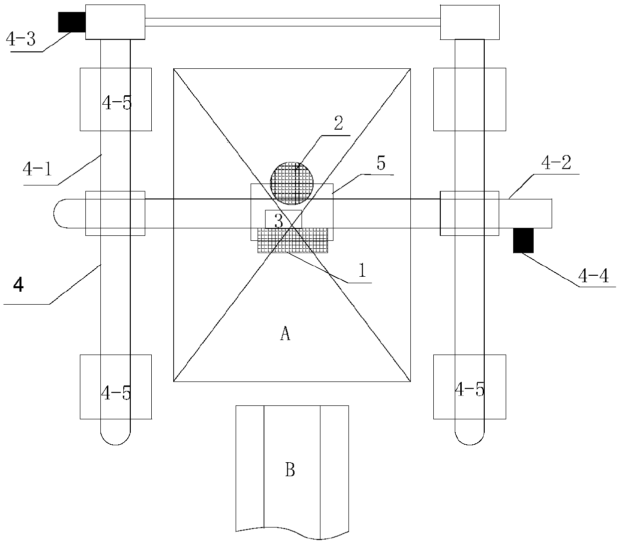 Laser scanning automatic unstacking device and method