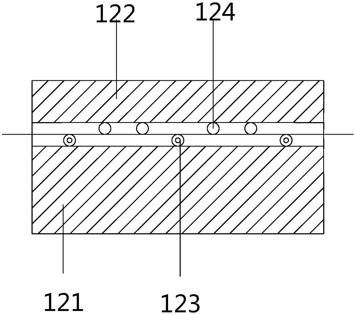 Dry-wet separation-type preshrinking device