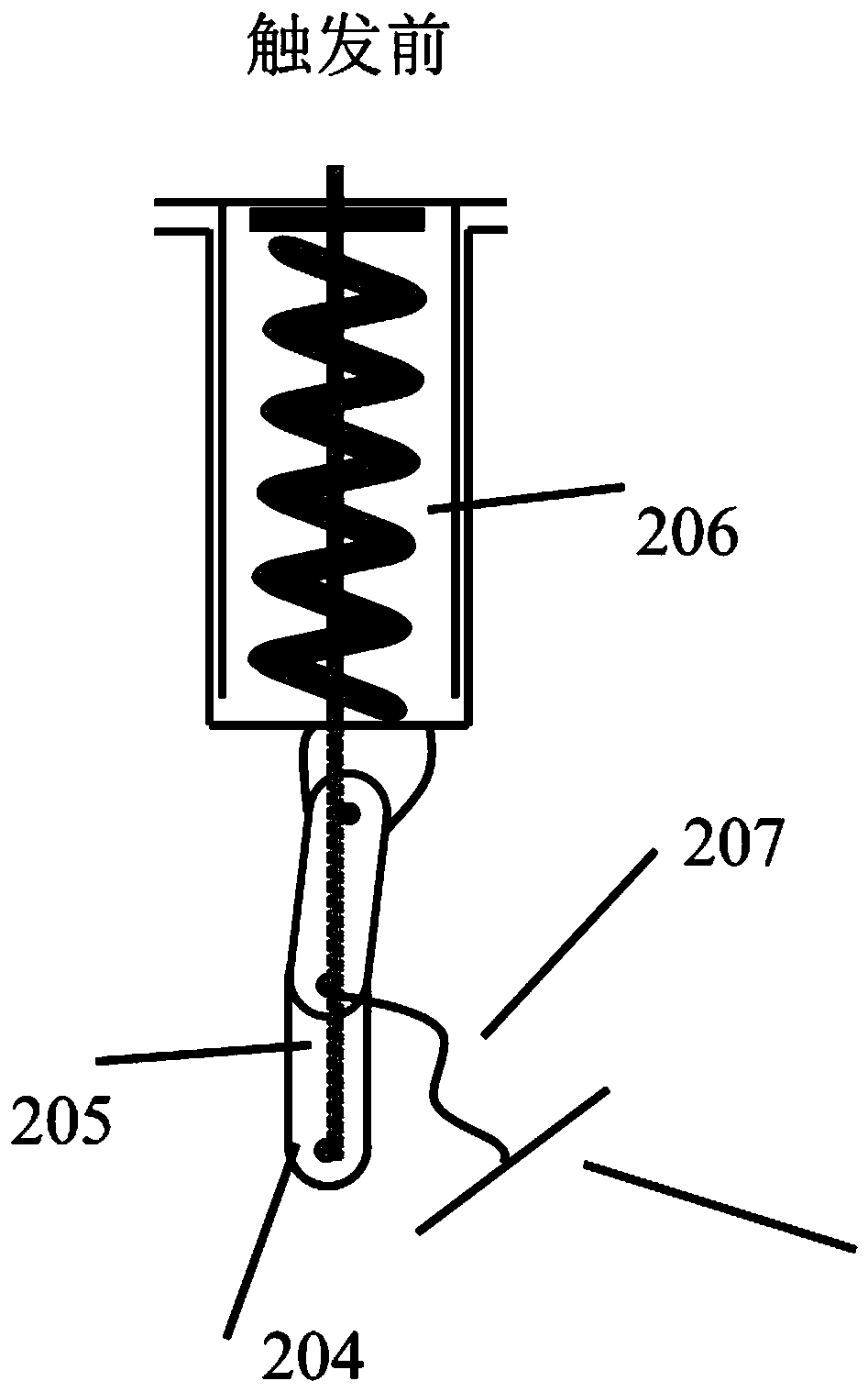 Water-sediment interface water sample sampling system and sampling method thereof