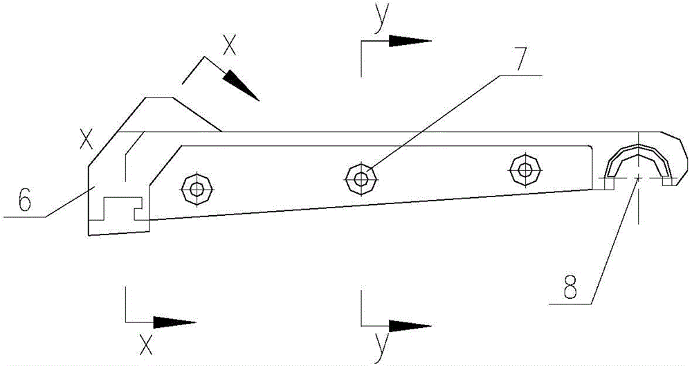 Combined grate plate structure