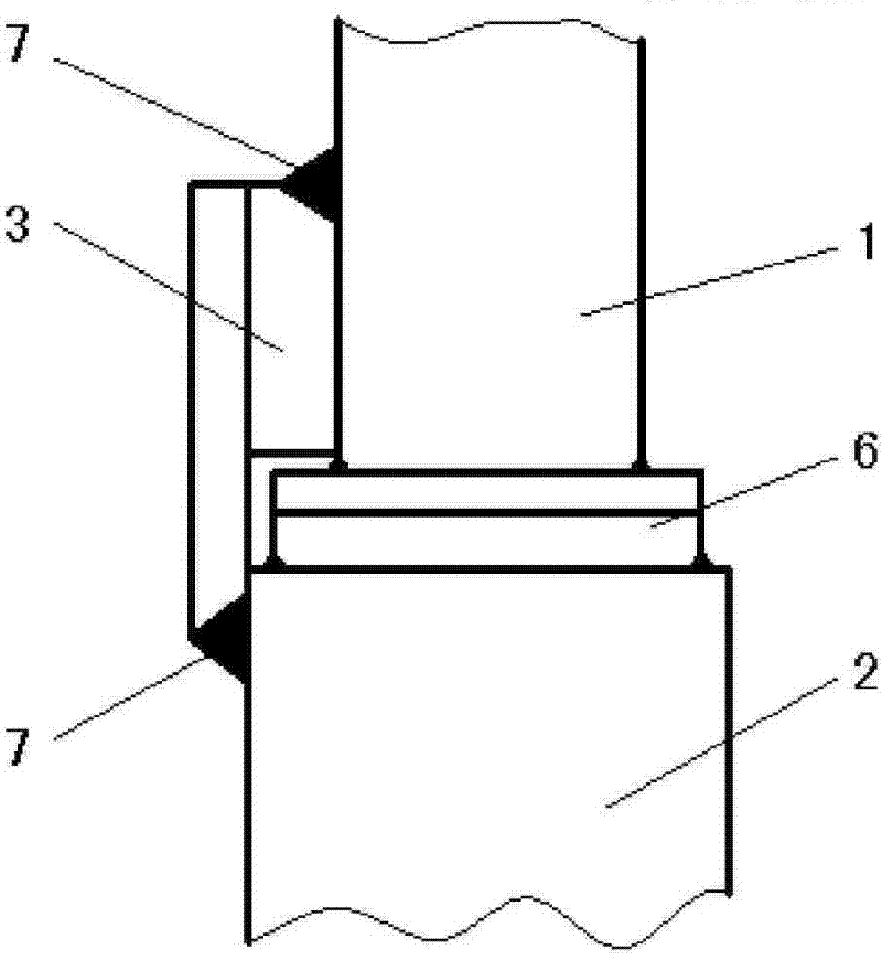 Anticracking reinforced conductive method for assembling anode and structure thereof